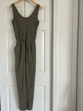Columbia Women’s Anytime Tank Jumpsuit in Olive